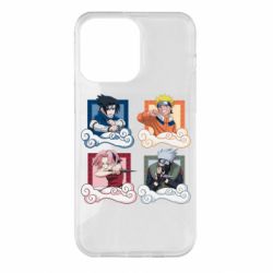 Чехол для iPhone 14 Pro Max Naruto team 7 in action - PrintSalon