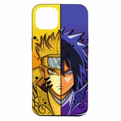 Чохол для iPhone 14 Naruto Vs Sasuke - PrintSalon
