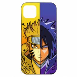 Чохол для iPhone 14 Plus Naruto Vs Sasuke - PrintSalon