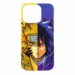 Чохол для iPhone 14 Pro Naruto Vs Sasuke - PrintSalon