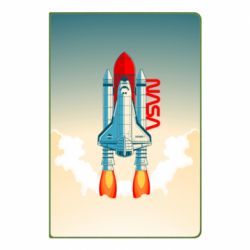 Блокнот с принто NASA logo and rocket - PrintSalon