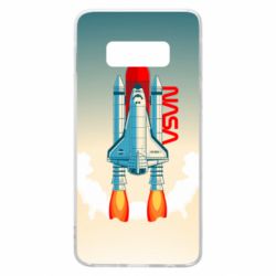 Чехол для Samsung S10e NASA logo and rocket - PrintSalon
