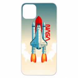Чехол для iPhone 11 Pro Max NASA logo and rocket - PrintSalon