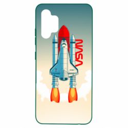 Чехол для Samsung A32 4G NASA logo and rocket - PrintSalon