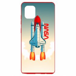 Чехол для Samsung Note 10 Lite NASA logo and rocket - PrintSalon