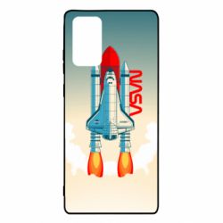 Чехол для Samsung Note 20 NASA logo and rocket - PrintSalon