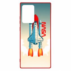 Чехол для Samsung Note 20 Ultra NASA logo and rocket - PrintSalon