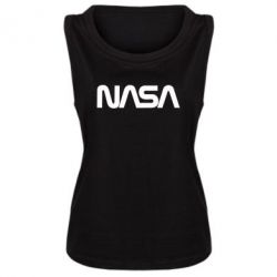 Женская майка NASA logo - PrintSalon