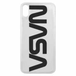 Чехол для iPhone Xs Max NASA logo