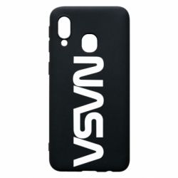 Чехол для Samsung A40 NASA logo - PrintSalon