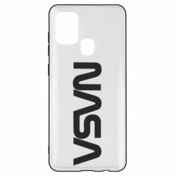 Чехол для Samsung A21s NASA logo - PrintSalon