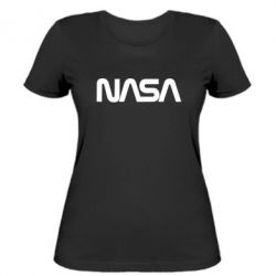 Женская футболка NASA logo - PrintSalon