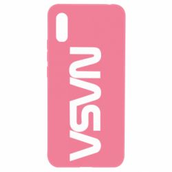 Чехол для Xiaomi Redmi 9a NASA logo