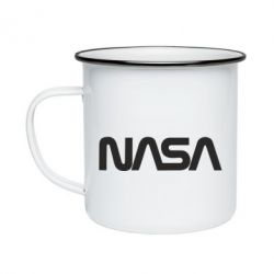 Кружка эмалированная NASA logo - PrintSalon
