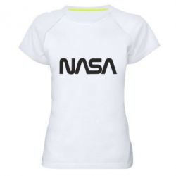 Женская футболка для спорта NASA logo - PrintSalon