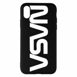 Чехол для iPhone X/Xs NASA logo - PrintSalon
