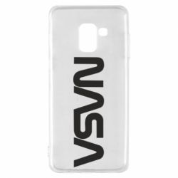 Чехол для Samsung A8 2018 NASA logo - PrintSalon