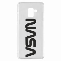 Чехол для Samsung A8+ 2018 NASA logo - PrintSalon