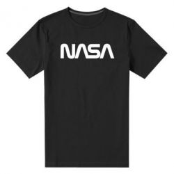 Мужская футболка премиум NASA logo - PrintSalon