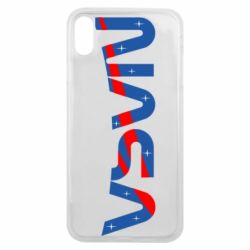 Чехол для iPhone Xs Max Nasa semicircle