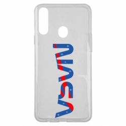 Чехол для Samsung A20s Nasa semicircle - PrintSalon