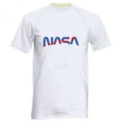 Мужская футболка для спорта Nasa semicircle - PrintSalon