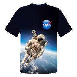 Мужская футболка 3D NASA-PrintSalon Мужская футболка 3D NASA