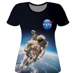 Женская футболка 3D NASA-PrintSalon Женская футболка 3D NASA