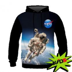 Детское 3D худи NASA-PrintSalon Детское 3D худи NASA