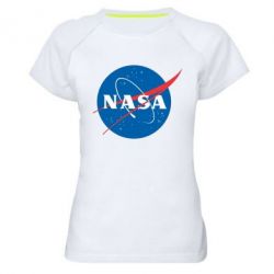 Жіноча футболка для спорту NASA - PrintSalon