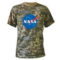Камуфляжна футболка NASA - PrintSalon