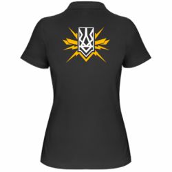 Женская футболка поло National building - PrintSalon