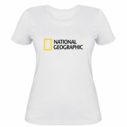 Женская футболка National Geographic logo - PrintSalon
