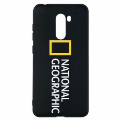 Чехол для Xiaomi Pocophone F1 National Geographic logo - PrintSalon