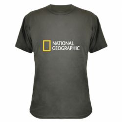 Камуфляжная футболка National Geographic logo - PrintSalon