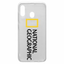 Чехол для Samsung A30 National Geographic logo - PrintSalon