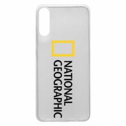 Чехол для Samsung A70 National Geographic logo - PrintSalon