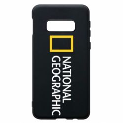 Чехол для Samsung S10e National Geographic logo - PrintSalon