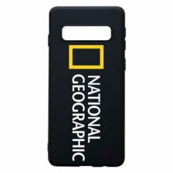 Чехол для Samsung S10 National Geographic logo - PrintSalon