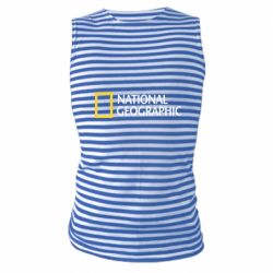 Майка-тельняшка National Geographic logo - PrintSalon