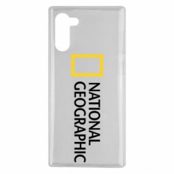 Чехол для Samsung Note 10 National Geographic logo - PrintSalon