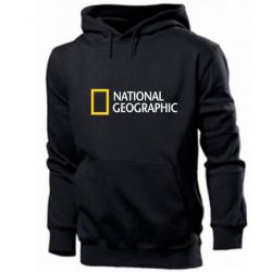 Мужское худи National Geographic logo - PrintSalon