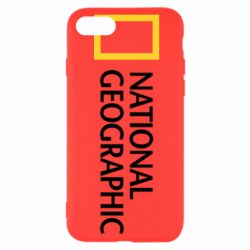 Чехол для iPhone SE 2020 National Geographic logo - PrintSalon