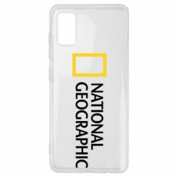 Чехол для Samsung A41 National Geographic logo - PrintSalon