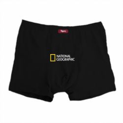 Трусы-боксеры National Geographic logo - PrintSalon
