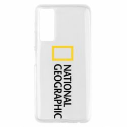 Чехол для Huawei P Smart 2021 National Geographic logo - PrintSalon
