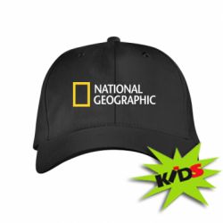 Детская кепка National Geographic logo - PrintSalon