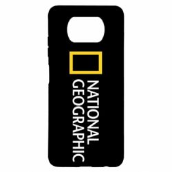 Чехол для Xiaomi Poco X3 National Geographic logo - PrintSalon