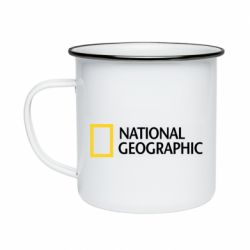 Кружка эмалированная National Geographic logo - PrintSalon
