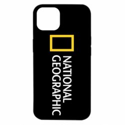 Чехол для iPhone 14 National Geographic logo
